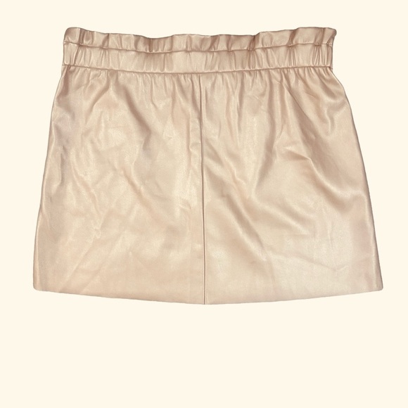 NWT Lt Pink Metallic Cyber Punk Y2K Skirt Glam Grunge Coquette Fairy BohoChic - Picture 2 of 8